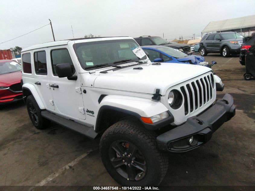 2021 JEEP WRANGLER UNLIMITED SAHARA ALTITUDE VIN: 1C4HJXEN4MW858894