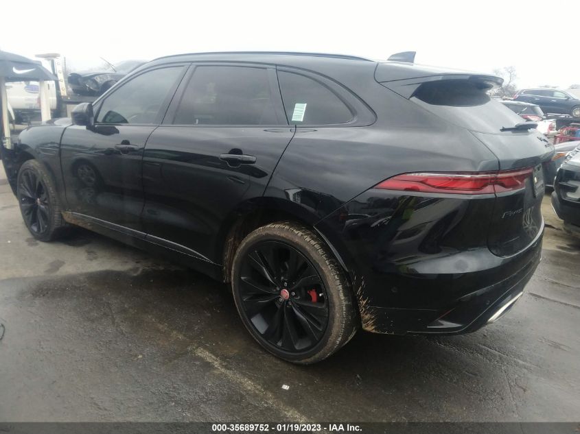 2021 JAGUAR F-PACE R-DYNAMIC S VIN: SADCT2FU8MA672970