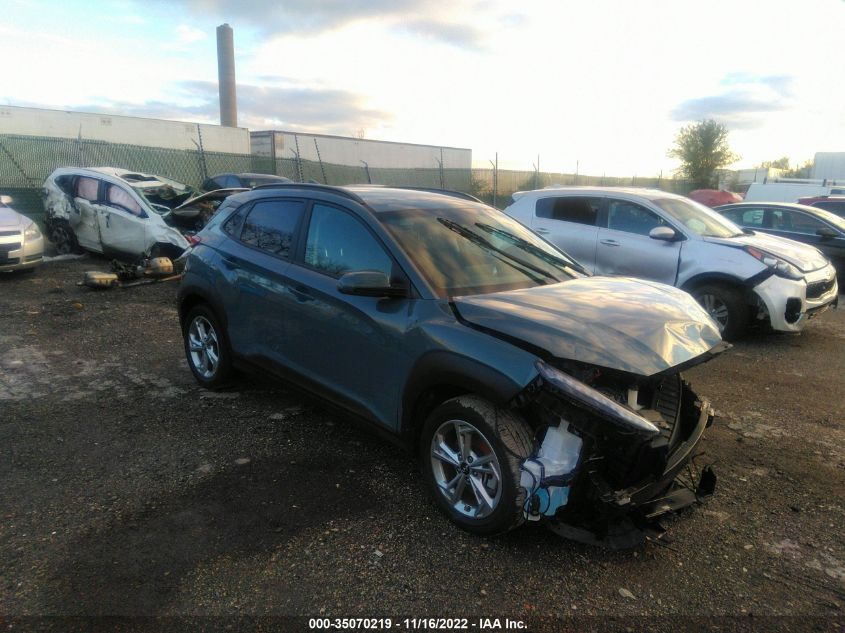 2022 HYUNDAI KONA SEL VIN: KM8K6CAB6NU838375
