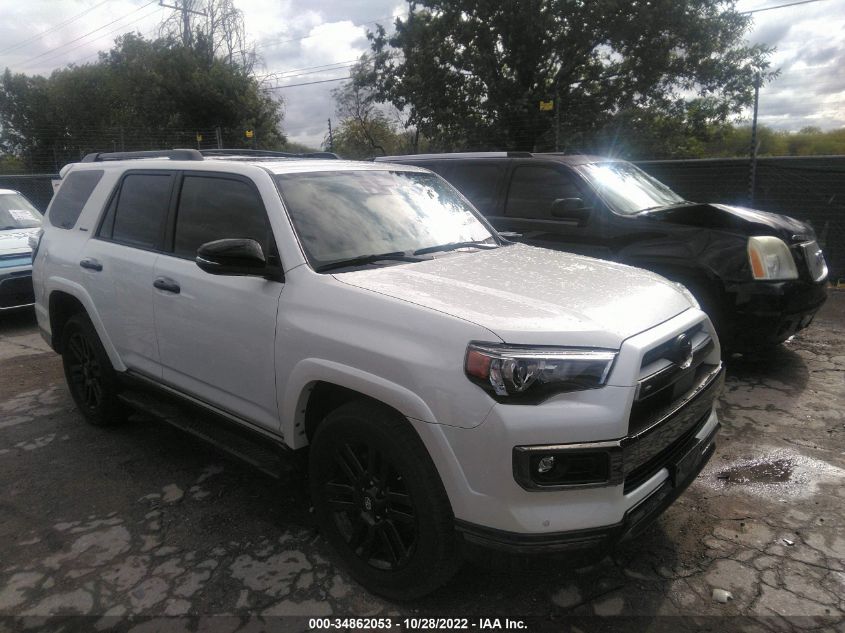 2021 TOYOTA 4RUNNER NIGHTSHADE VIN: JTEJU5JR7M5961718