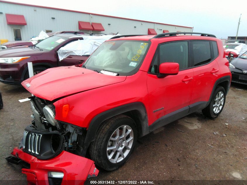 2020 JEEP RENEGADE LATITUDE VIN: ZACNJABB7LPL96320