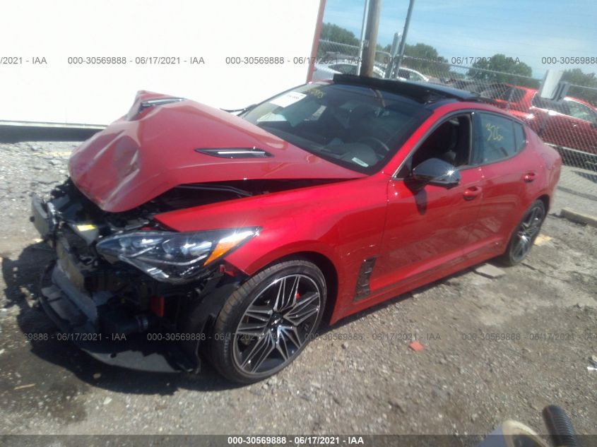 2022 KIA STINGER GT2 VIN: KNAE55LC5N6099278