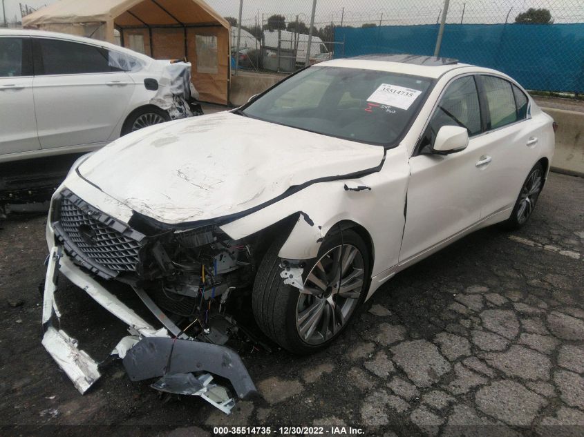 2021 INFINITI Q50 3.0T SENSORY VIN: JN1EV7CP5MM706066