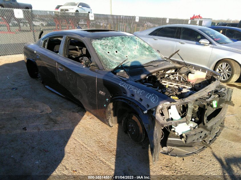 2021 DODGE CHARGER SCAT PACK WIDEBODY VIN: 2C3CDXGJ6MH500307