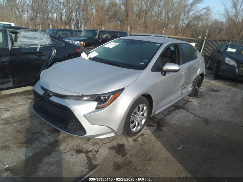 2022 TOYOTA COROLLA LE VIN: 5YFEPMAE3NP324821