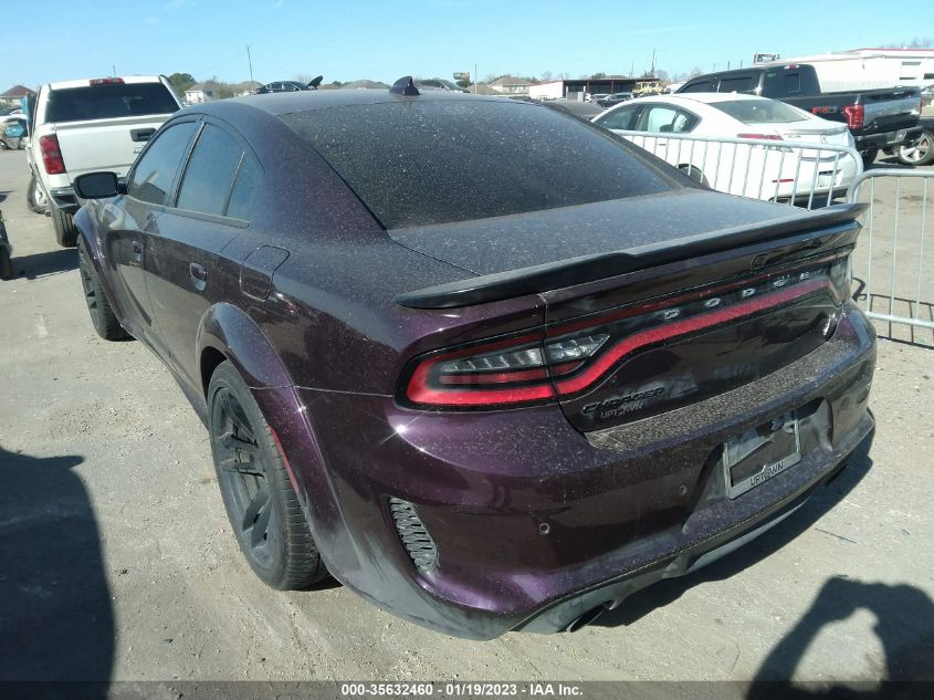 2022 DODGE CHARGER SCAT PACK WIDEBODY VIN: 2C3CDXGJ3NH154895