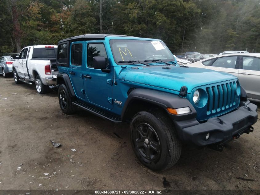 2020 JEEP WRANGLER UNLIMITED SPORT S VIN: 1C4HJXDG0LW119314