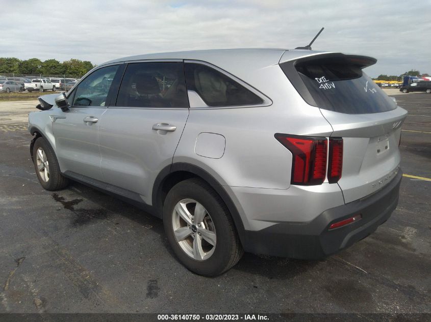 2022 KIA SORENTO LX VIN: 5XYRG4LC2NG076501