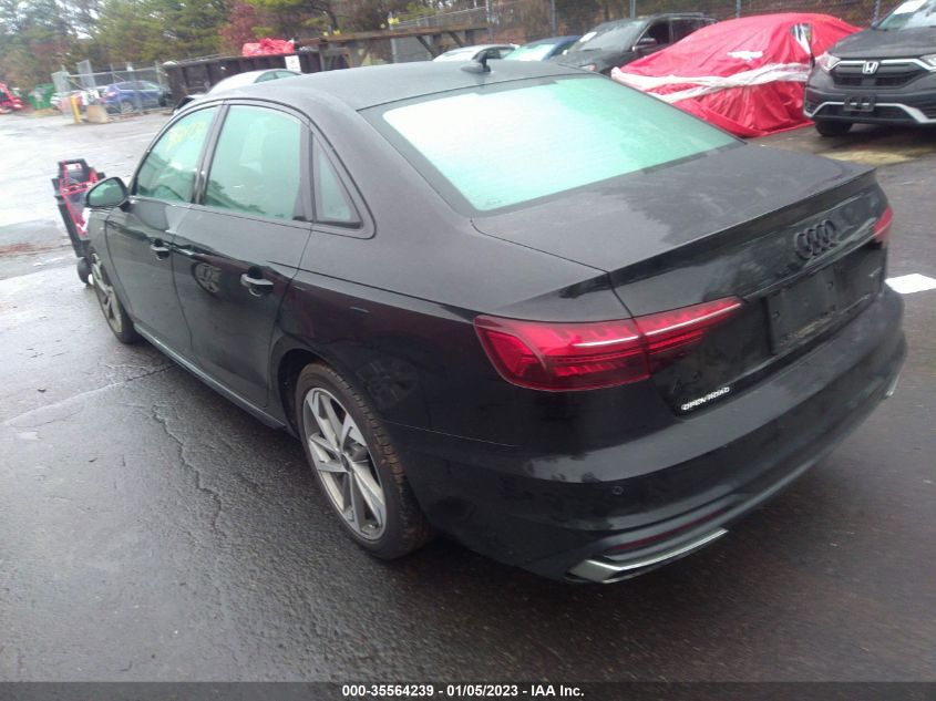 2021 AUDI A4 SEDAN S LINE PREMIUM PLUS VIN: WAUEAAF45MA038999