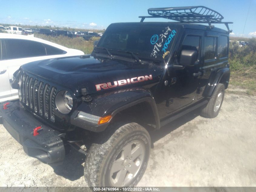 2021 JEEP WRANGLER UNLIMITED RUBICON VIN: 1C4HJXFG0MW555532