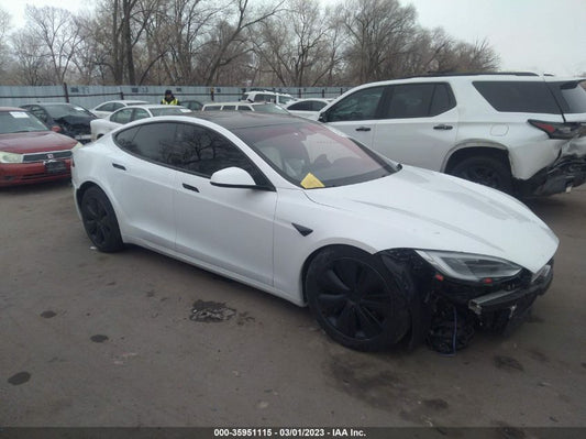 2022 TESLA MODEL S PLAID VIN: 5YJSA1E69NF460162