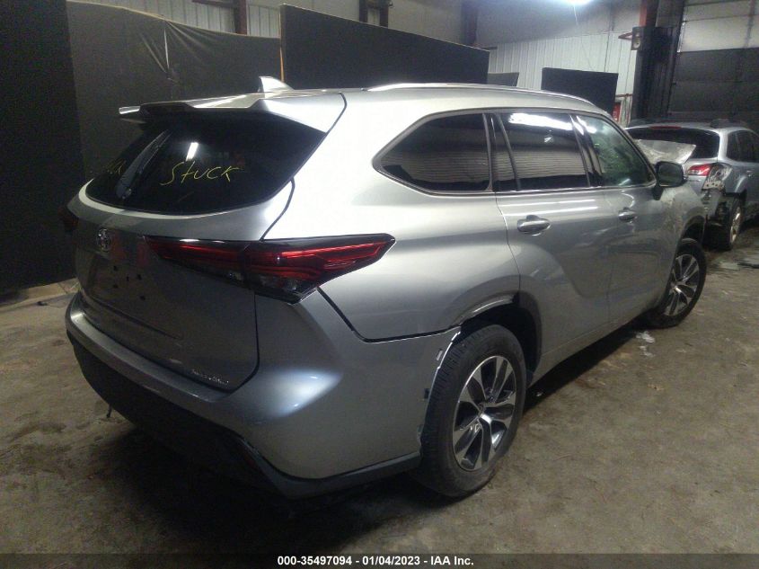2020 TOYOTA HIGHLANDER XLE VIN: 5TDHZRBH5LS500401