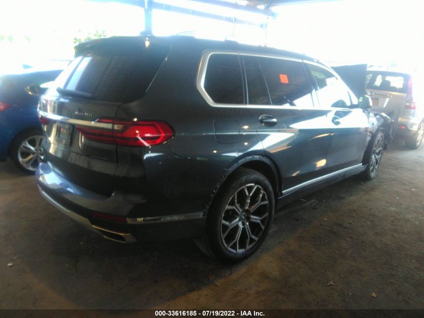 2021 BMW X7 XDRIVE40I VIN: 5UXCW2C00M9F97026