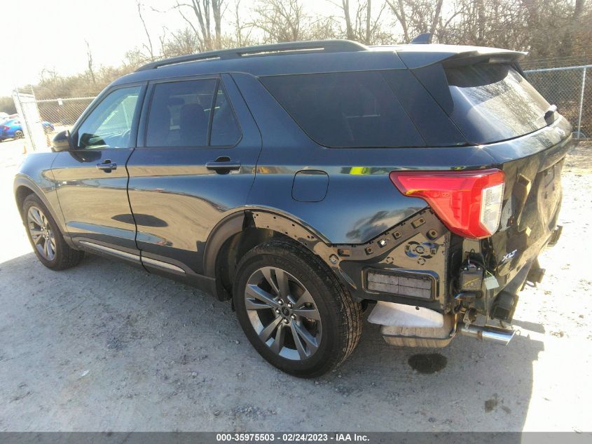 2022 FORD EXPLORER XLT VIN: 1FMSK8DH4NGA01003