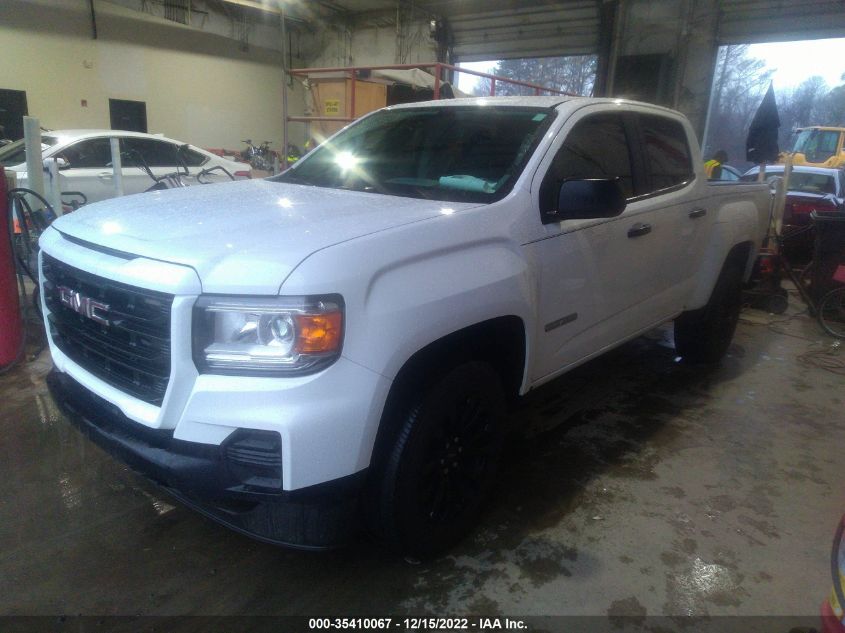 2021 GMC CANYON 2WD ELEVATION STANDARD VIN: 1GTG5BEN9M1185956