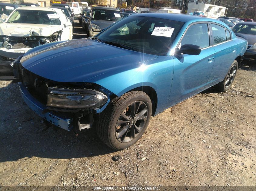 2021 DODGE CHARGER SXT VIN: 2C3CDXJG4MH609197