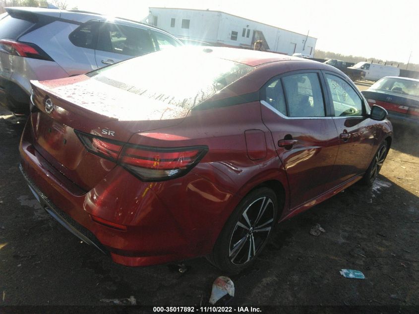 2022 NISSAN SENTRA SR VIN: 3N1AB8DV6NY252273