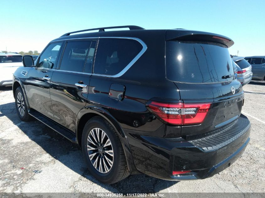 2022 NISSAN ARMADA SL VIN: JN8AY2BB1N9814415