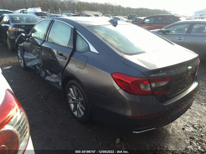 2022 HONDA ACCORD SEDAN LX VIN: 1HGCV1F12NA075807