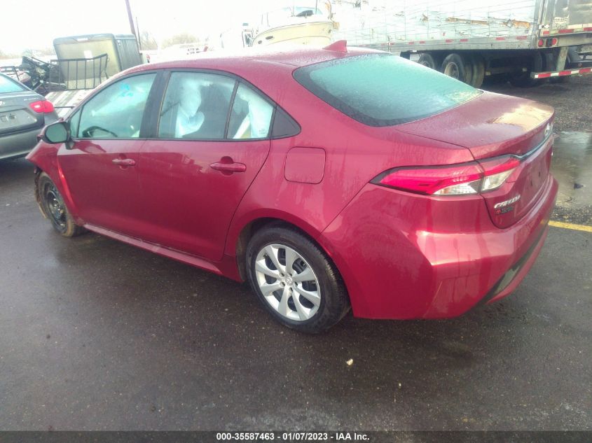 2022 TOYOTA COROLLA LE VIN: 5YFEPMAE3NP331266