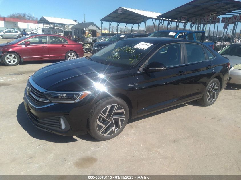 2022 VOLKSWAGEN JETTA SEL VIN: 3VWGM7BUXNM023363