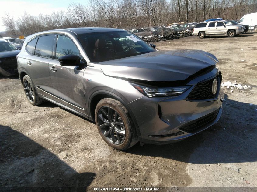 2022 ACURA MDX W/A-SPEC PACKAGE VIN: 5J8YE1H06NL009663