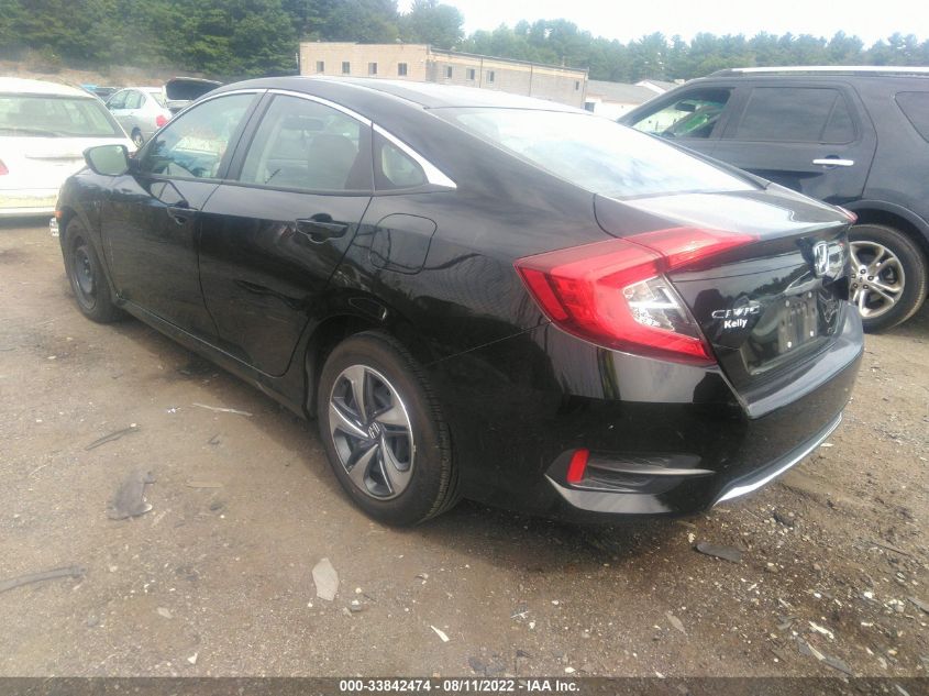 2021 HONDA CIVIC SEDAN LX VIN: 2HGFC2F65MH525678
