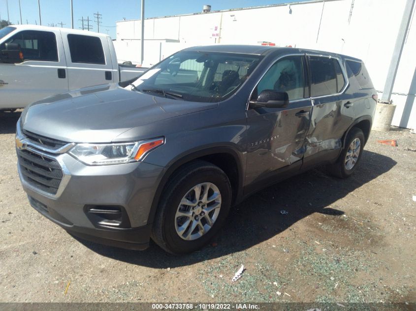2021 CHEVROLET TRAVERSE LS VIN: 1GNERFKW2MJ126108