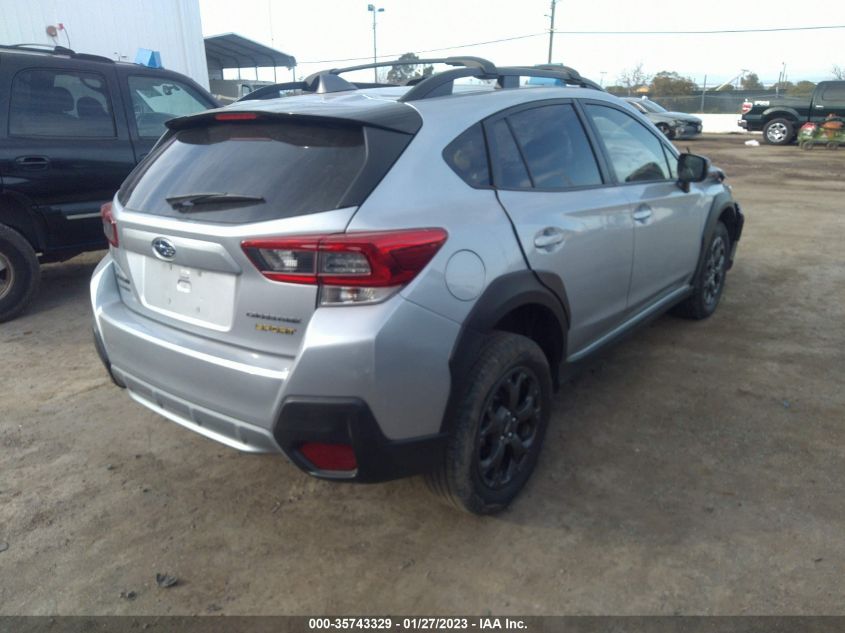 2022 SUBARU CROSSTREK SPORT VIN: JF2GTHSC2NH285631