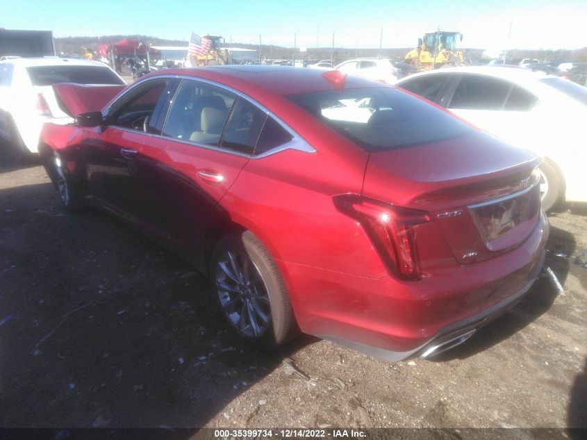 2021 CADILLAC CT5 PREMIUM LUXURY VIN: 1G6DT5RK2M0121051