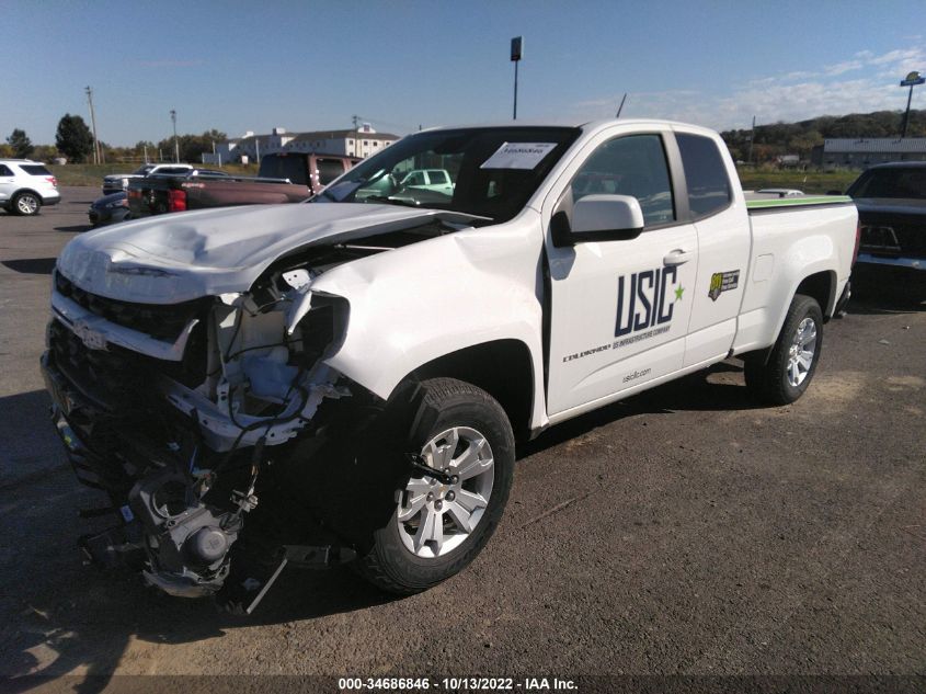 2021 CHEVROLET COLORADO 2WD LT VIN: 1GCHSCEAXM1271163