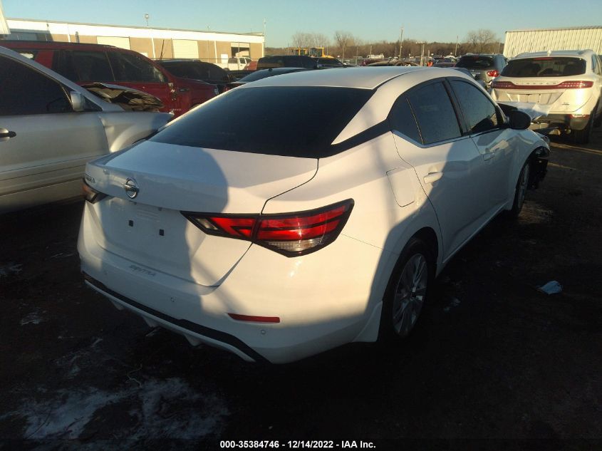 2022 NISSAN SENTRA S VIN: 3N1AB8BV0NY281352