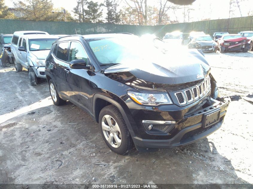 2021 JEEP COMPASS LATITUDE VIN: 3C4NJDBB5MT509809