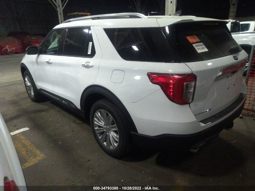2022 FORD EXPLORER LIMITED VIN: 1FM5K8FW2NNA09329