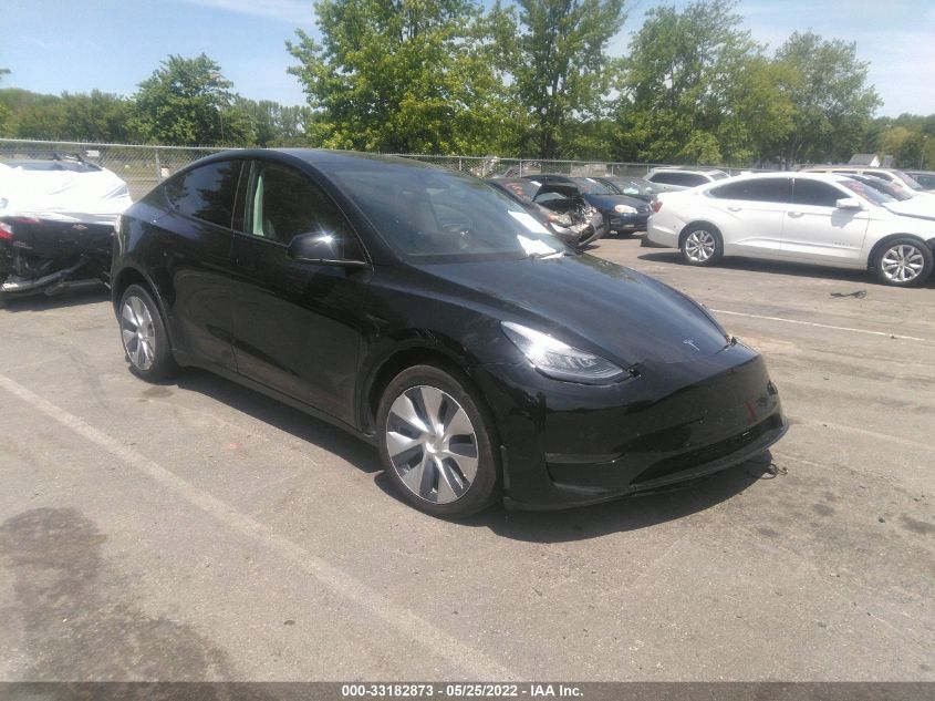 2021 TESLA MODEL Y LONG RANGE VIN: 5YJYGDEE3MF063577