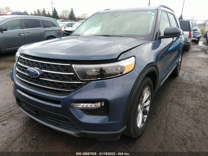 2021 FORD EXPLORER XLT VIN: 1FMSK8DH0MGB77948