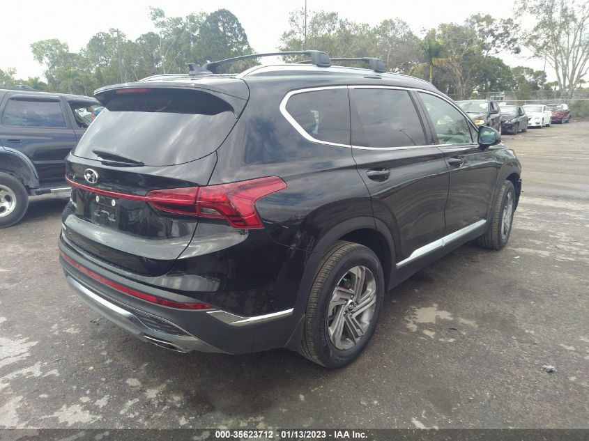 2022 HYUNDAI SANTA FE SEL VIN: 5NMS24AJ7NH396808