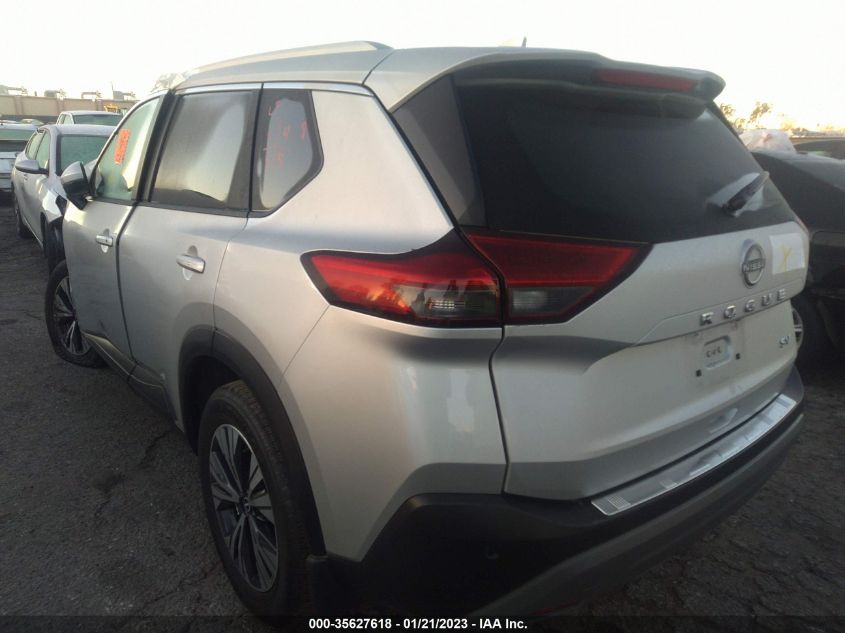 2022 NISSAN ROGUE SV VIN: JN8BT3BA3NW043960