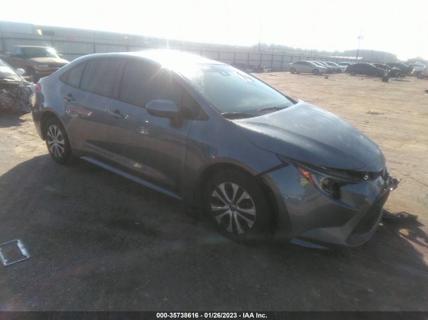 2022 TOYOTA COROLLA HYBRID LE VIN: JTDEAMDE5NJ046070