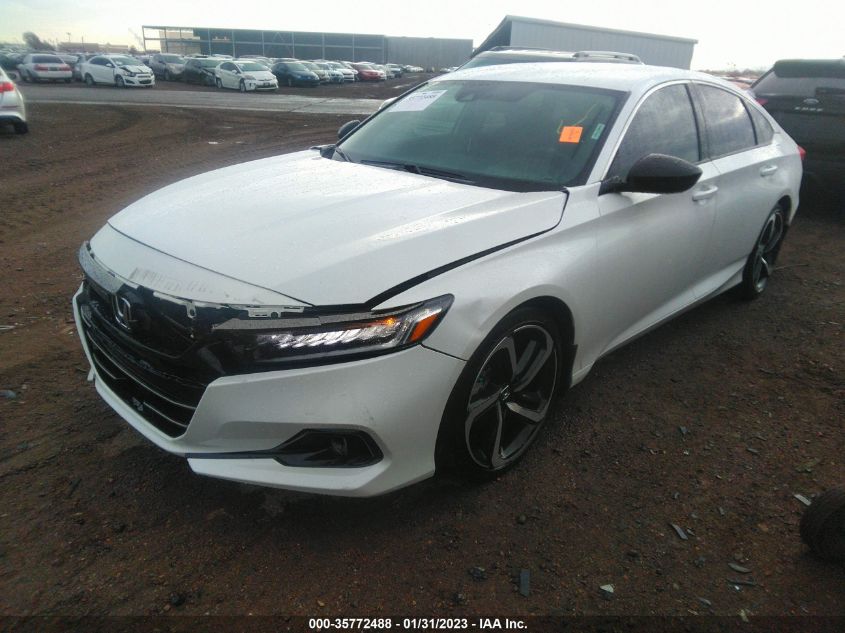 2022 HONDA ACCORD SEDAN SPORT VIN: 1HGCV1F30NA071157