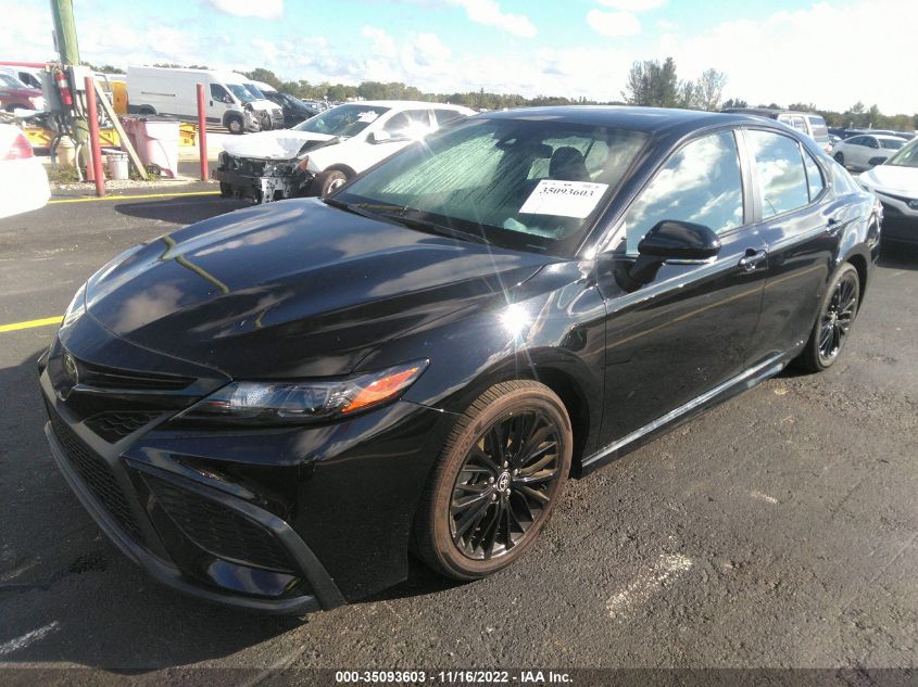 2022 TOYOTA CAMRY SE VIN: 4T1G11AK3NU029702