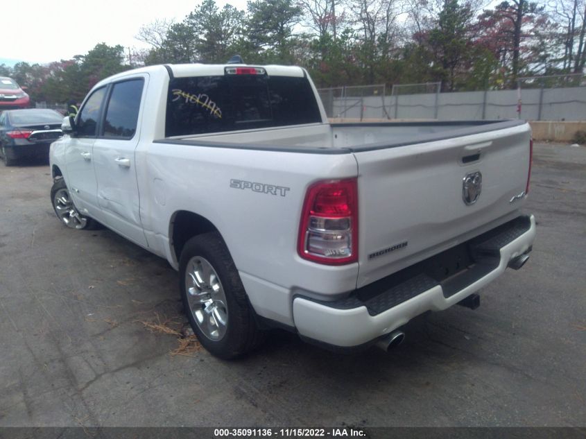 2021 RAM 1500 VIN: 1C6SRFFT2MN655375