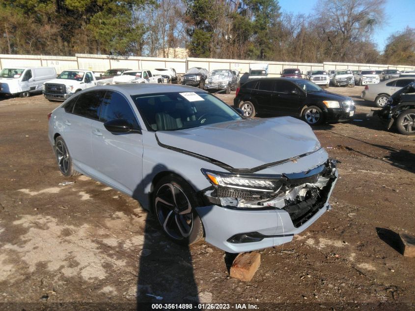 2022 HONDA ACCORD SEDAN SPORT SE VIN: 1HGCV1F48NA070198
