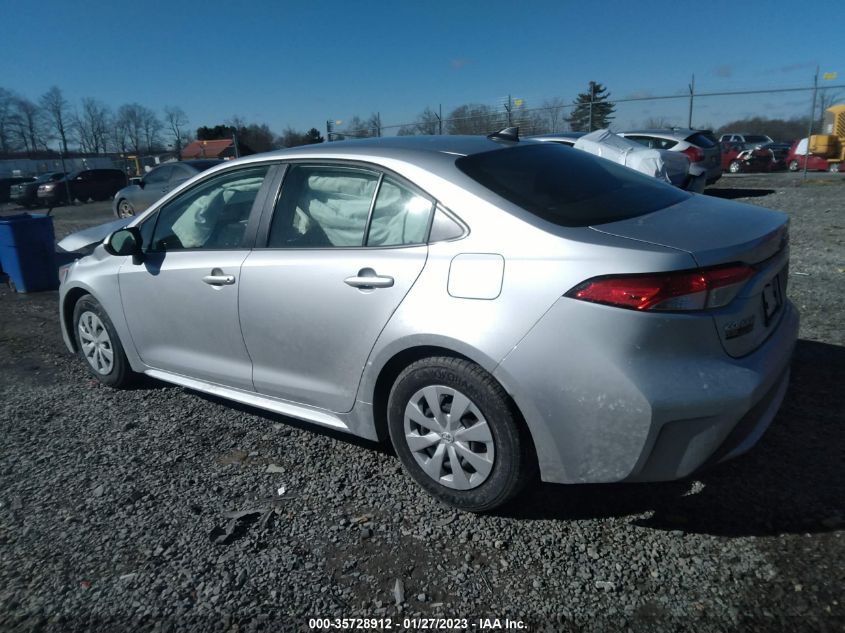 2022 TOYOTA COROLLA L VIN: JTDDPMAE9NJ199162