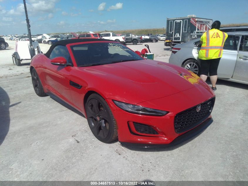 2022 JAGUAR F-TYPE P450 R-DYNAMIC VIN: SAJD85EE4NCK78743