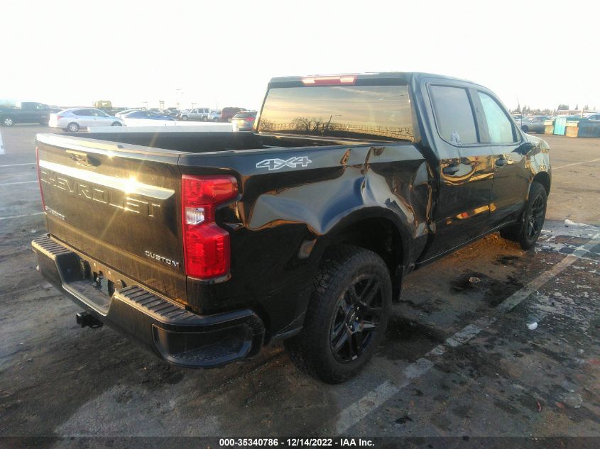 2022 CHEVROLET SILVERADO 1500 CUSTOM VIN: 1GCPDBEKXNZ519830
