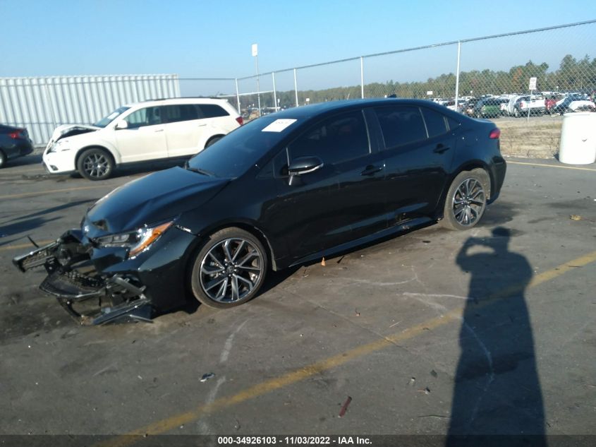 2021 TOYOTA COROLLA SE/NIGHTSHADE/APEX SE VIN: JTDS4MCE5MJ080231