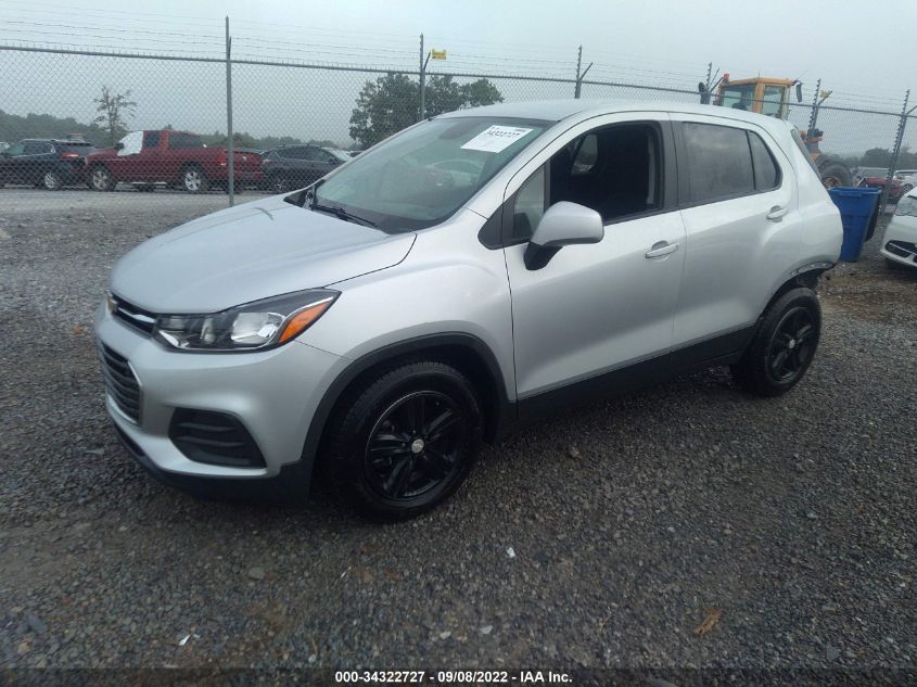 2020 CHEVROLET TRAX LS VIN: 3GNCJKSB7LL295326