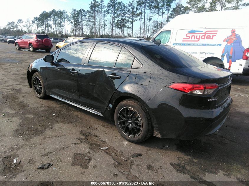 2022 TOYOTA COROLLA LE VIN: JTDEPMAE8NJ229918