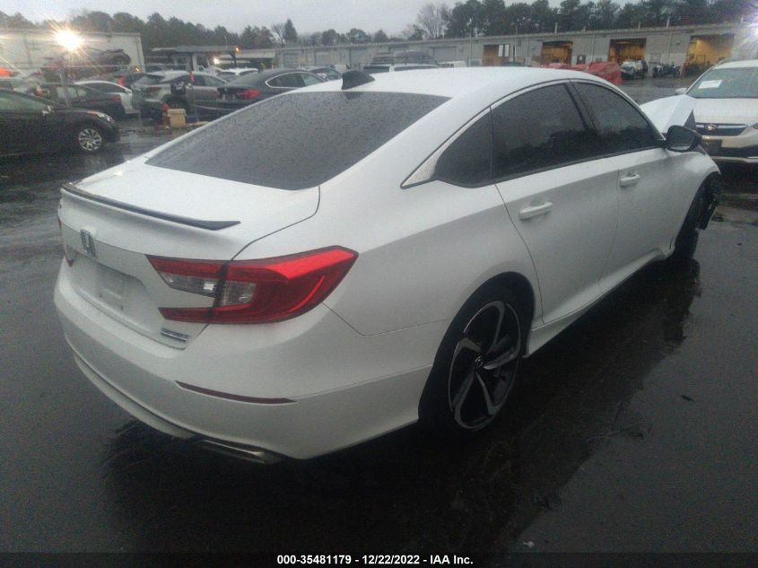 2021 HONDA ACCORD SEDAN SPORT SE VIN: 1HGCV1F40MA086149